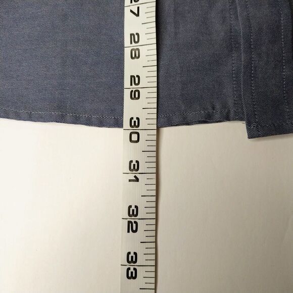 Fashion Nova Mens NWT Button Down Shirt Size 3XL Blue Preppy Event Career - Picture 7 of 9